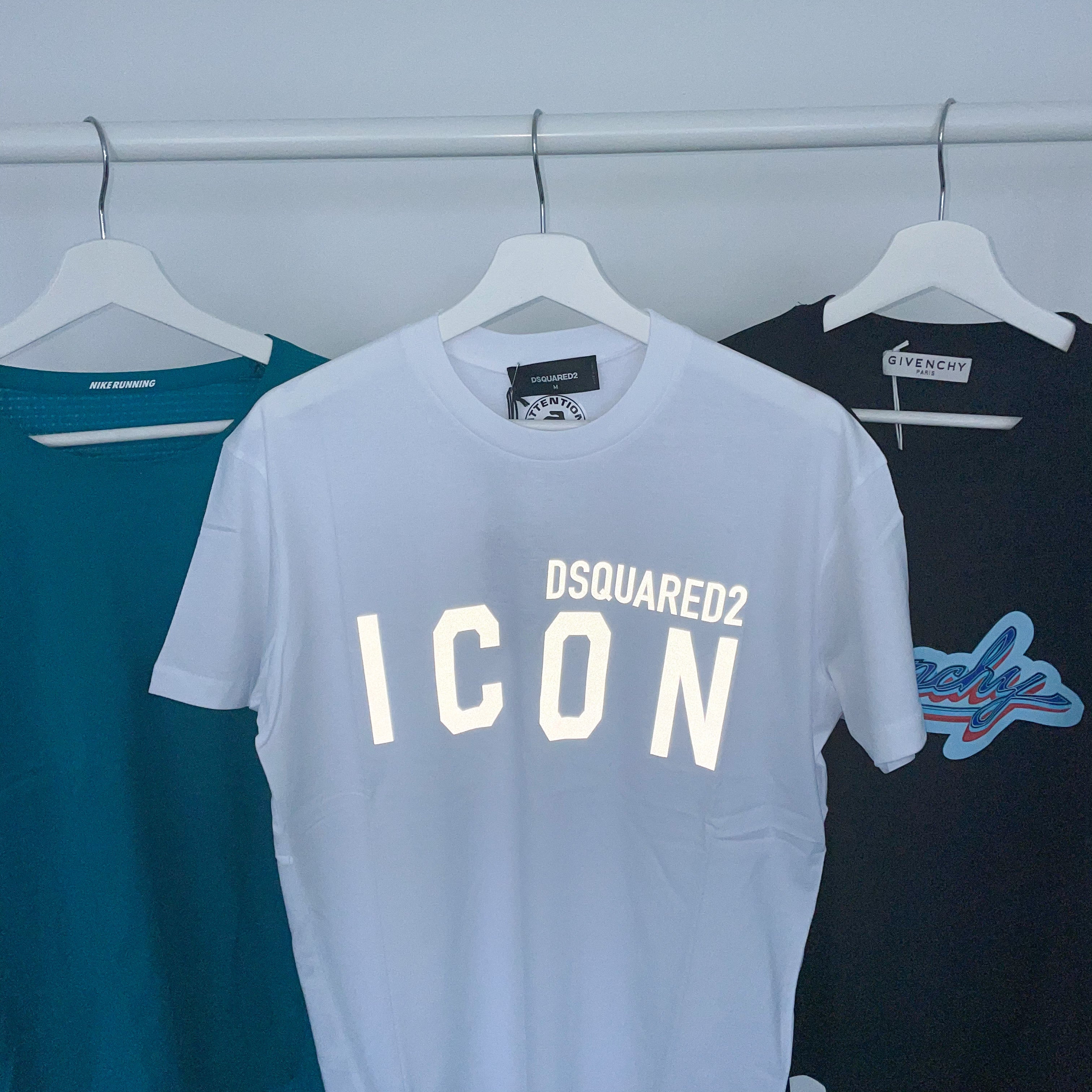 Dsquared Reflective Icon Tee - White