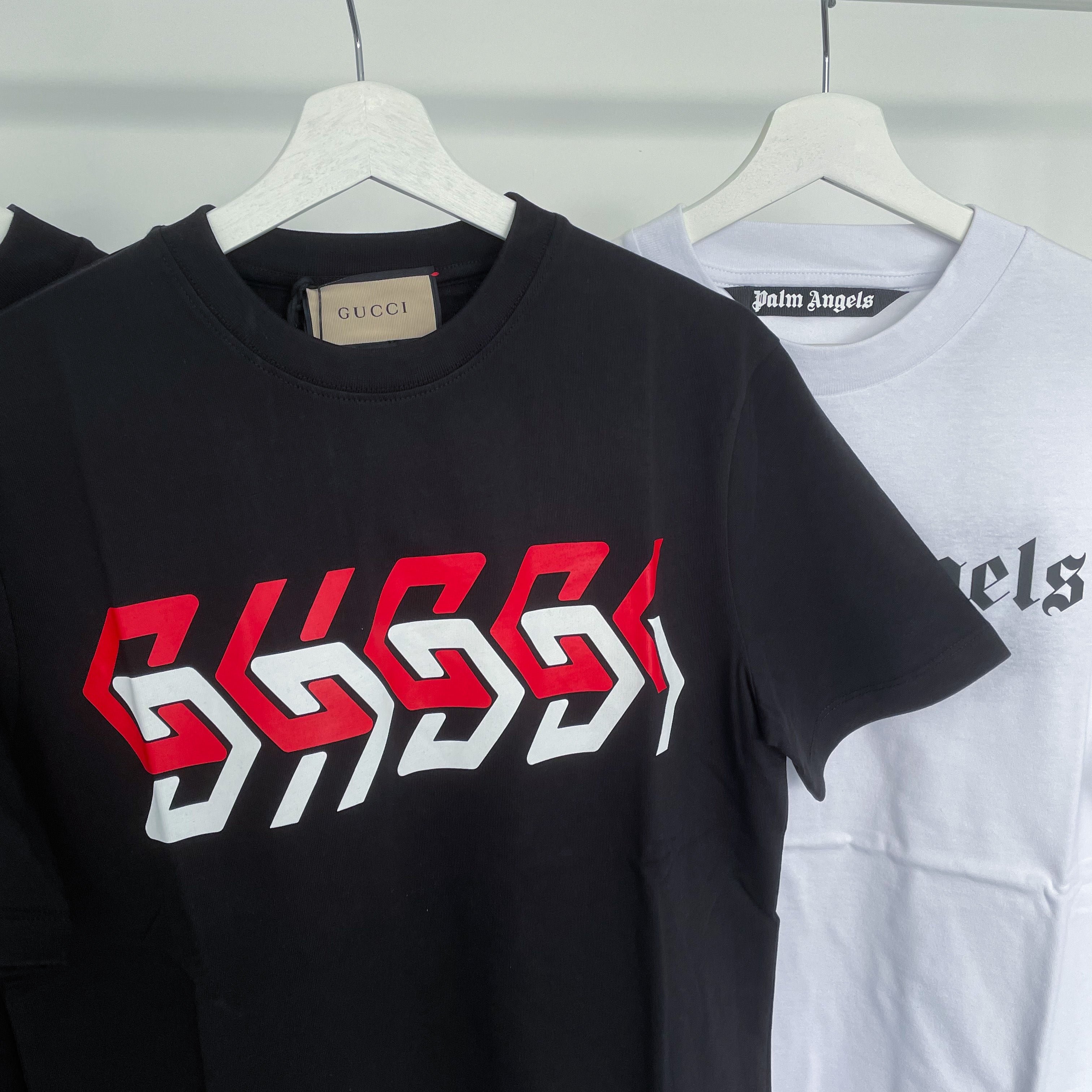 Gucci Mirror Logo Tee - Black