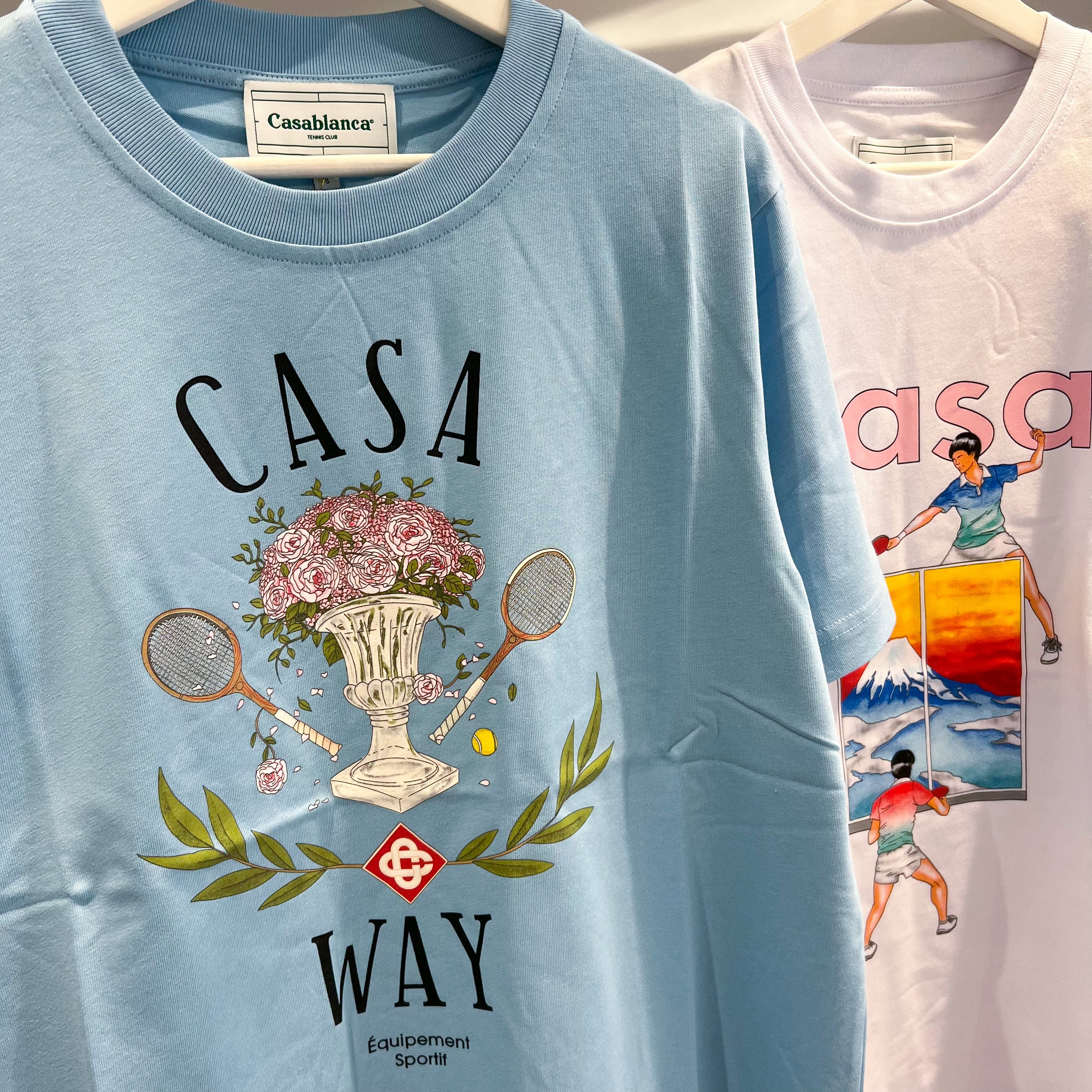 Casablanca Casaway Tee - Light Blue