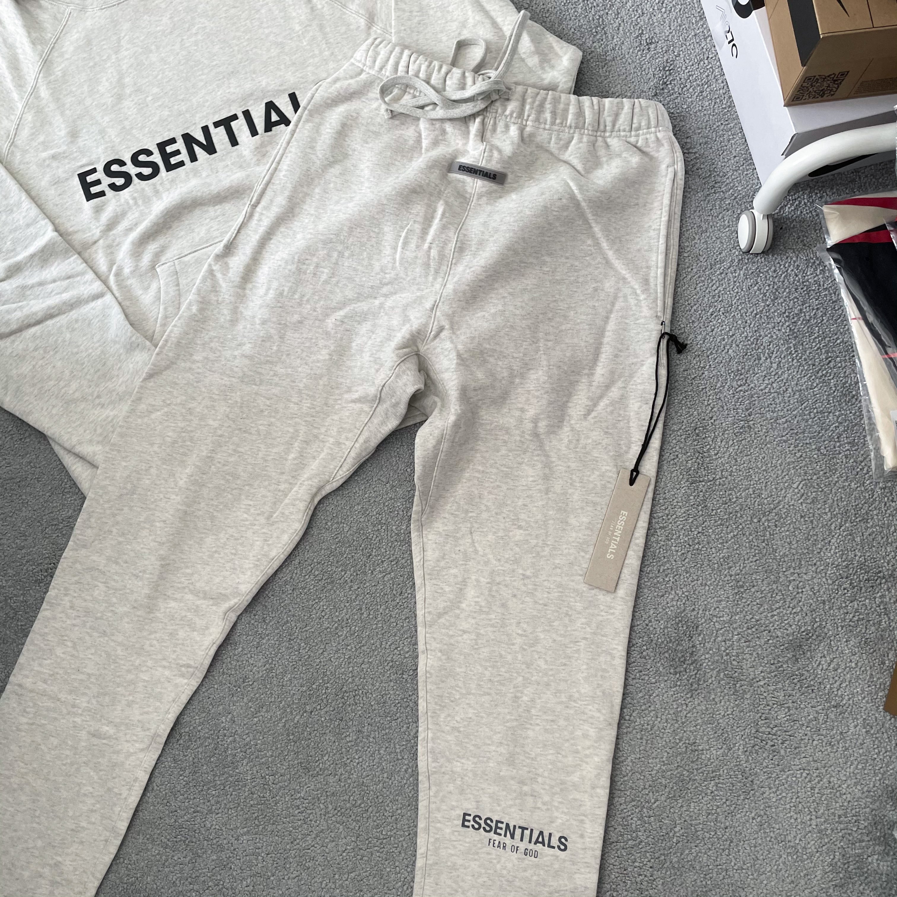 Essentials Light Grey Sweatpants