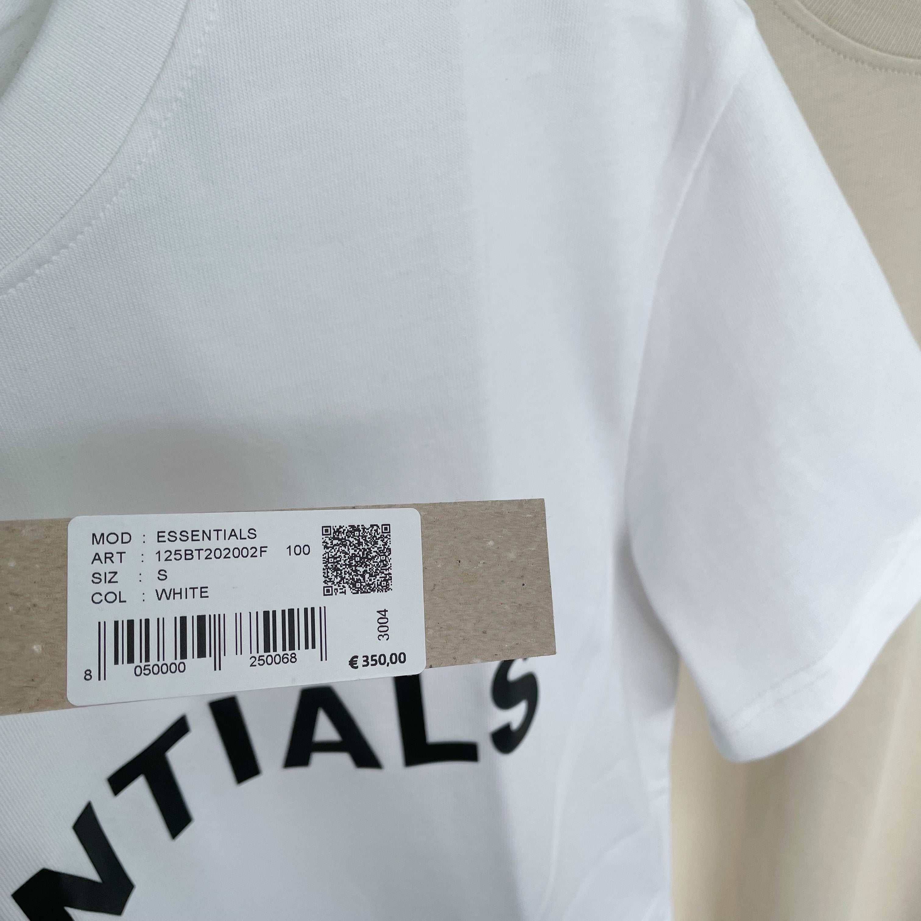 Fear of God Essentials Front Logo Tee - White