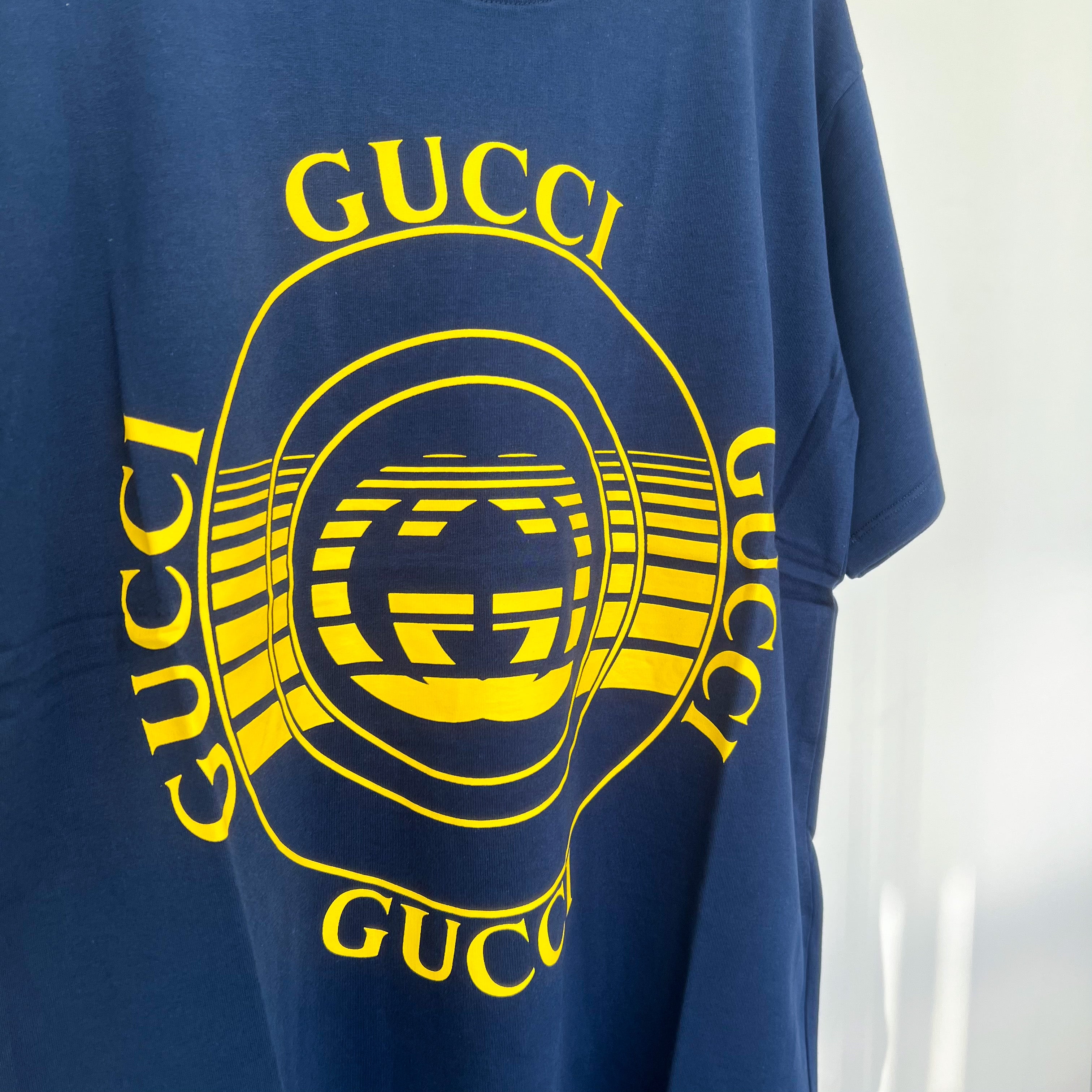 Gucci Record Tee - Navy