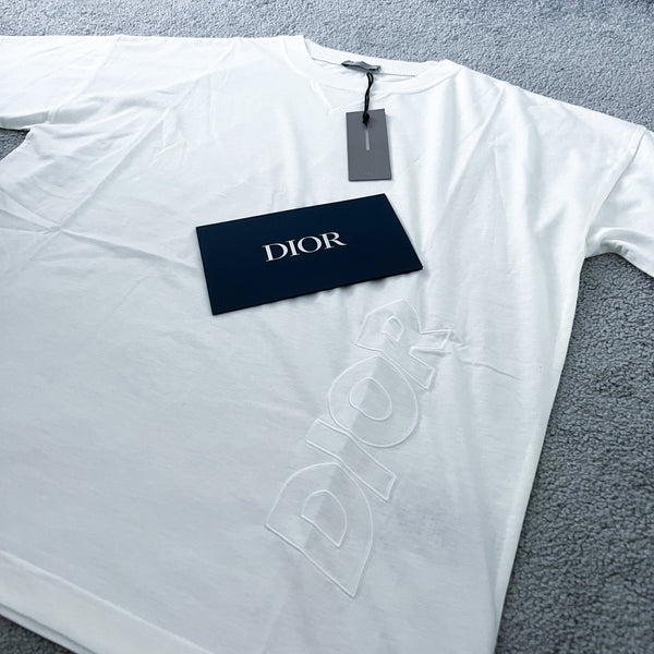 Dior Oblique Towel Tee - Navy – TrendCornerUK