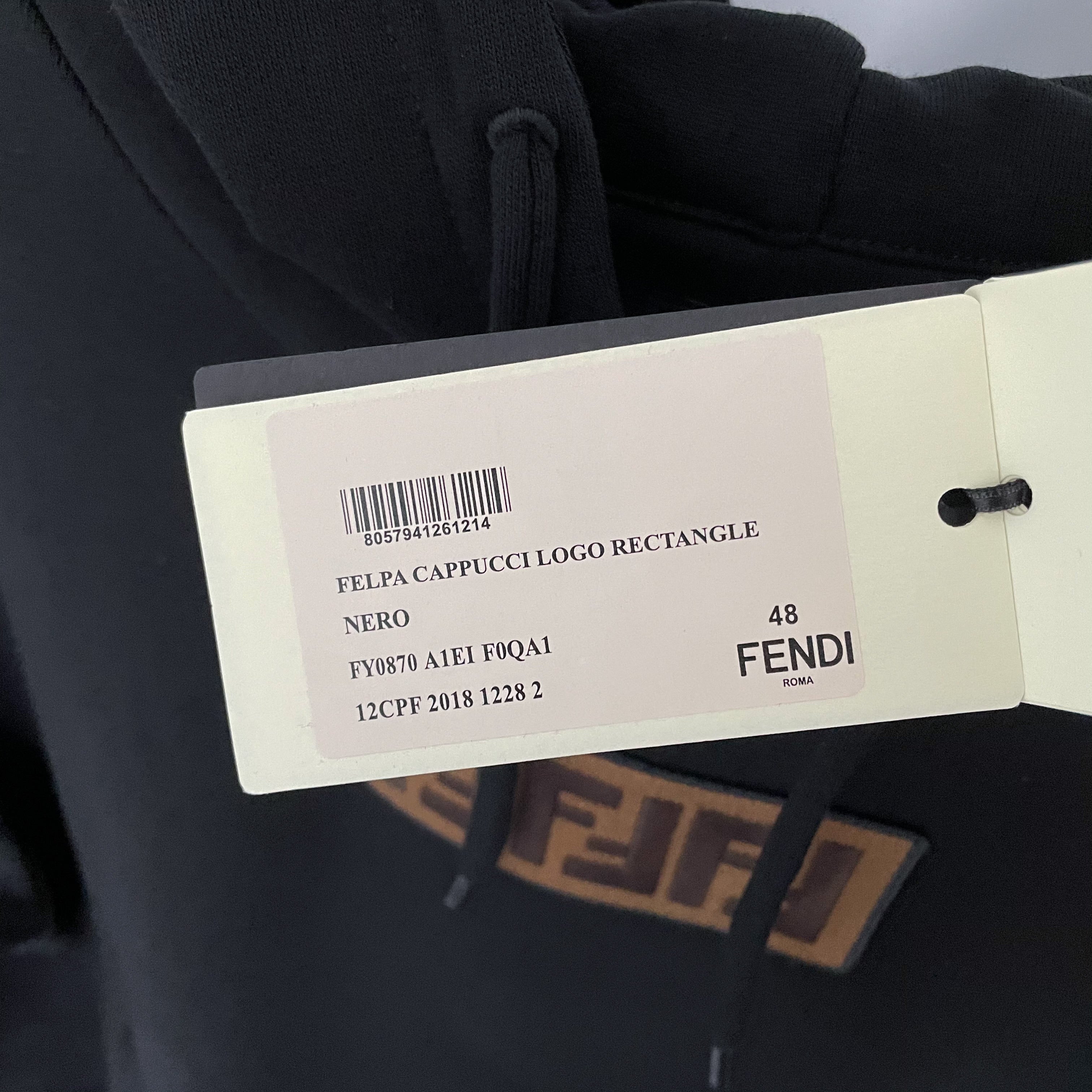 Fendi Box Logo Hoodie