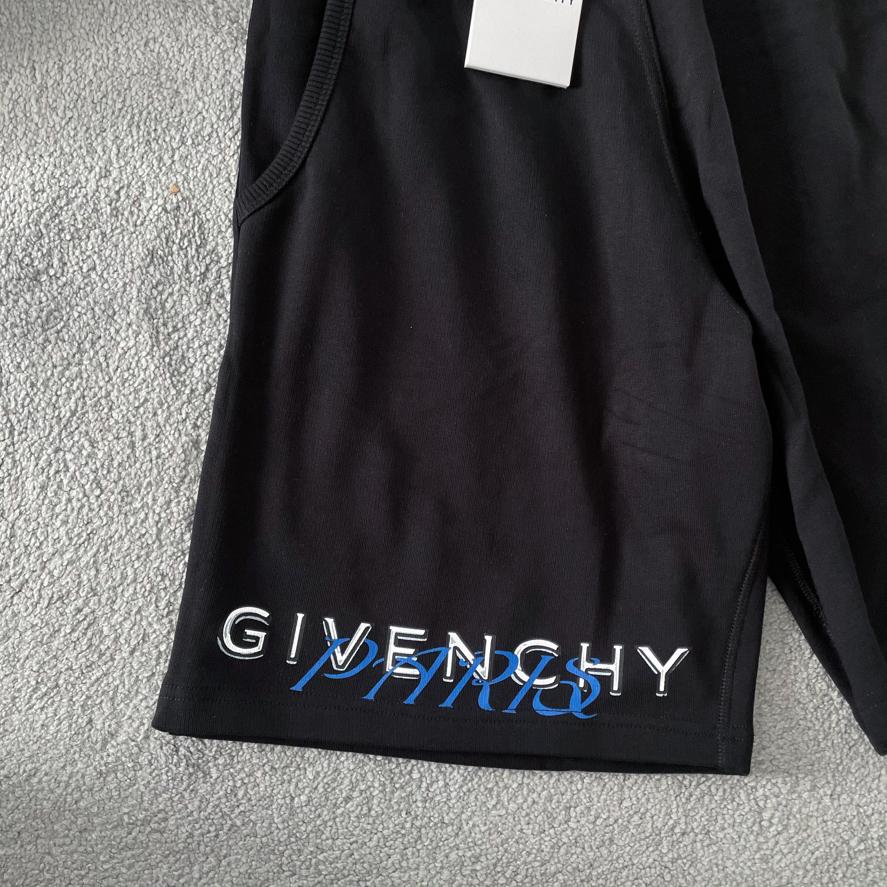 Givenchy Amore Logo Cotton Shorts