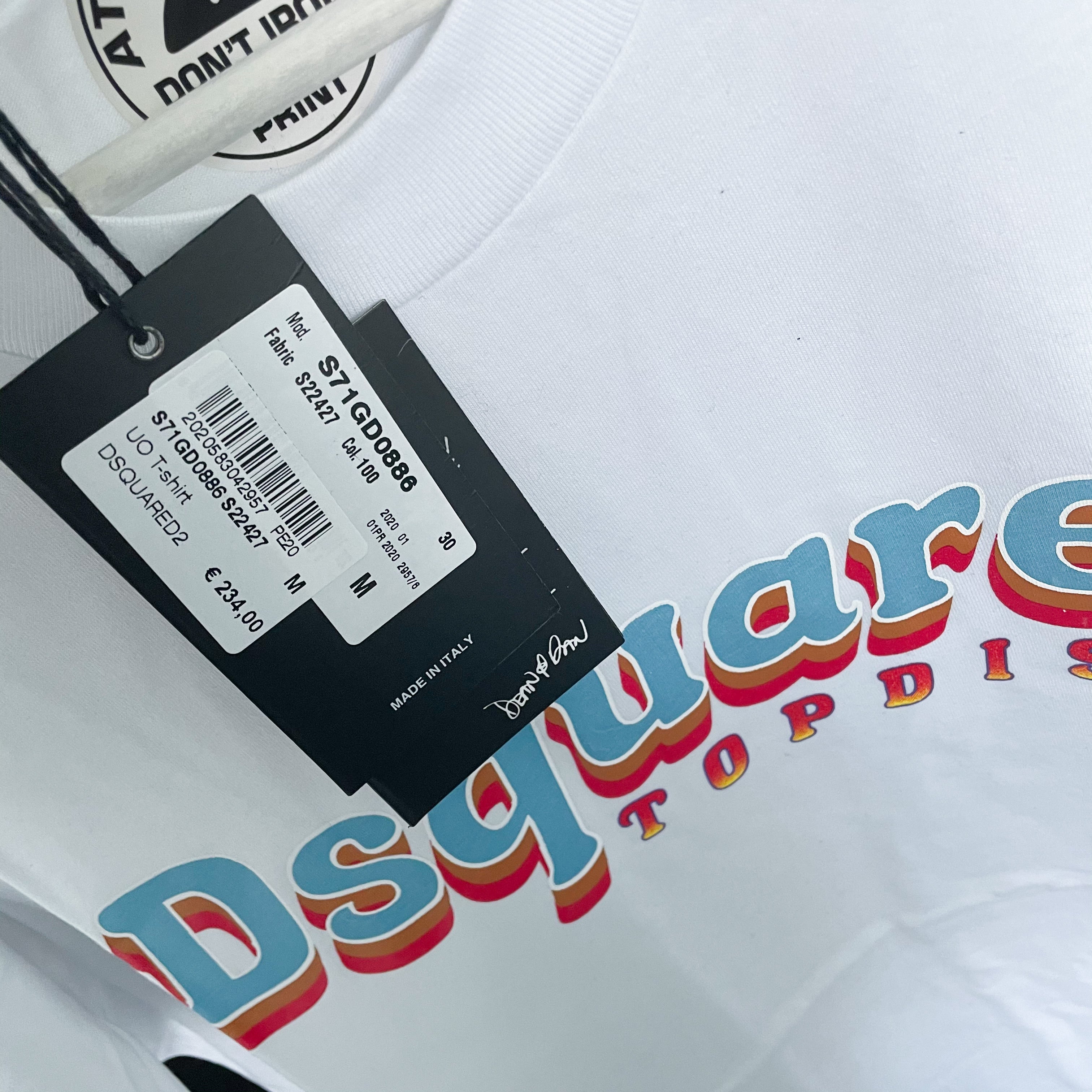 Dsquared Top Disco Tee - White