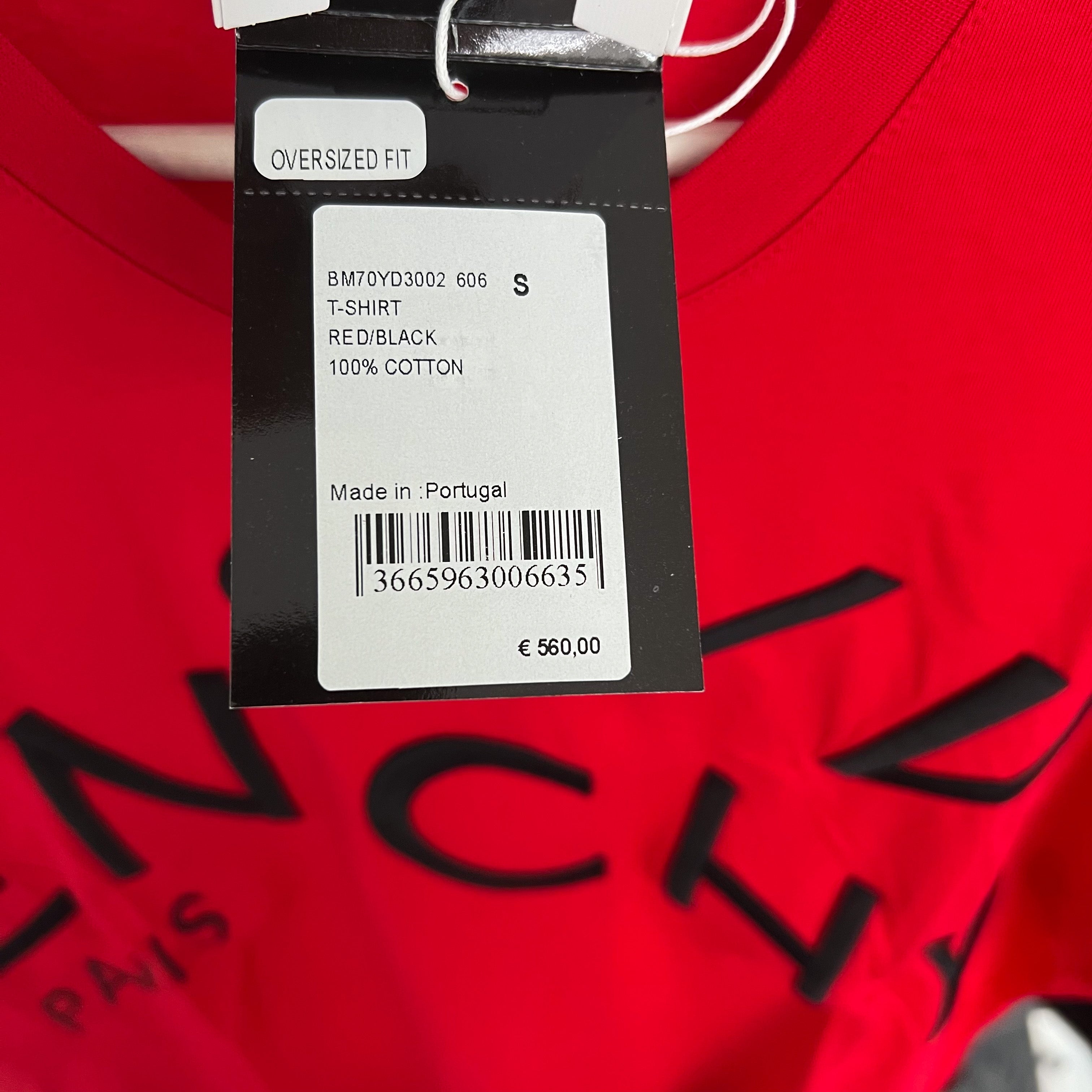 Givenchy Refracted Logo Tee - Red