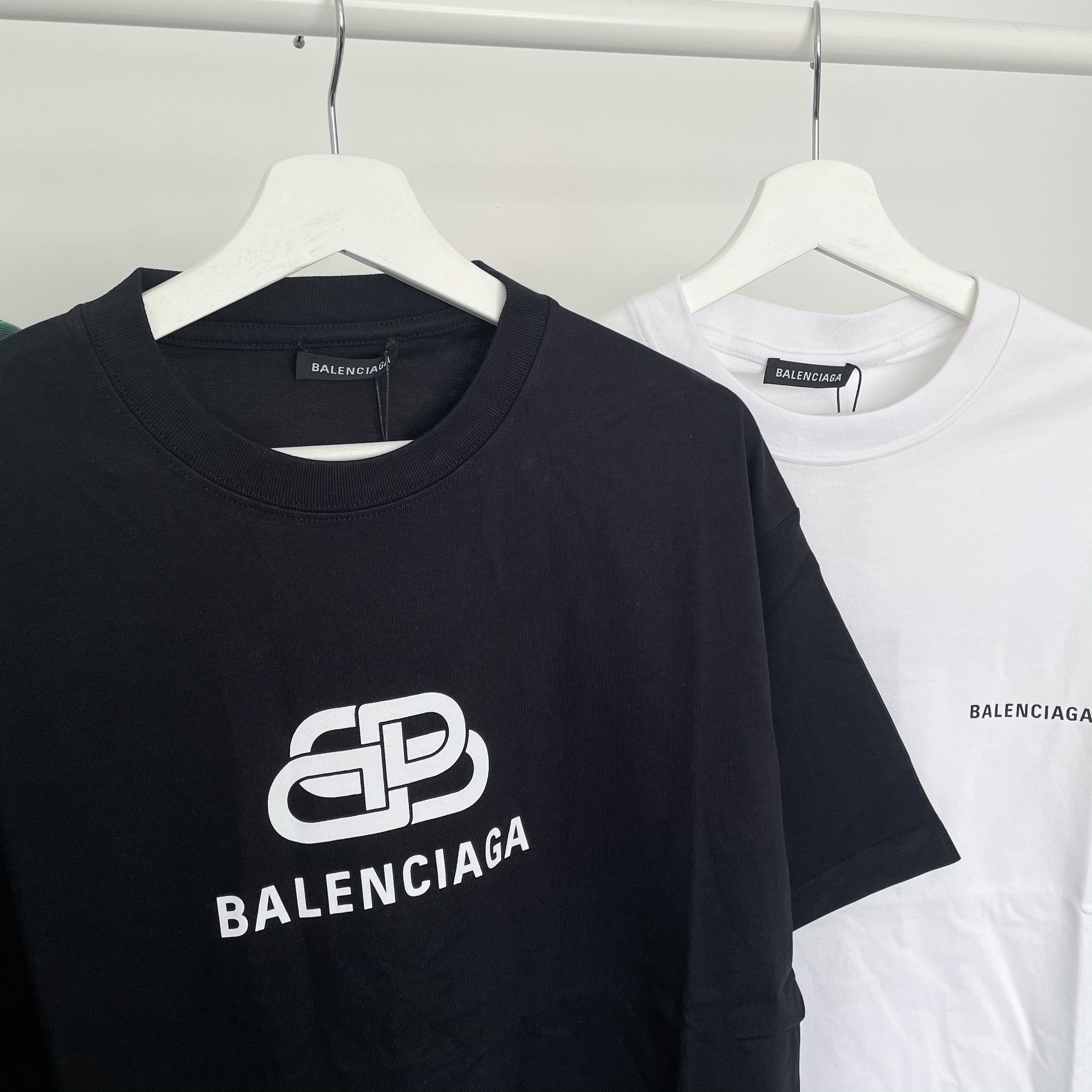 Balenciaga Interlocking Logo Tee - Black