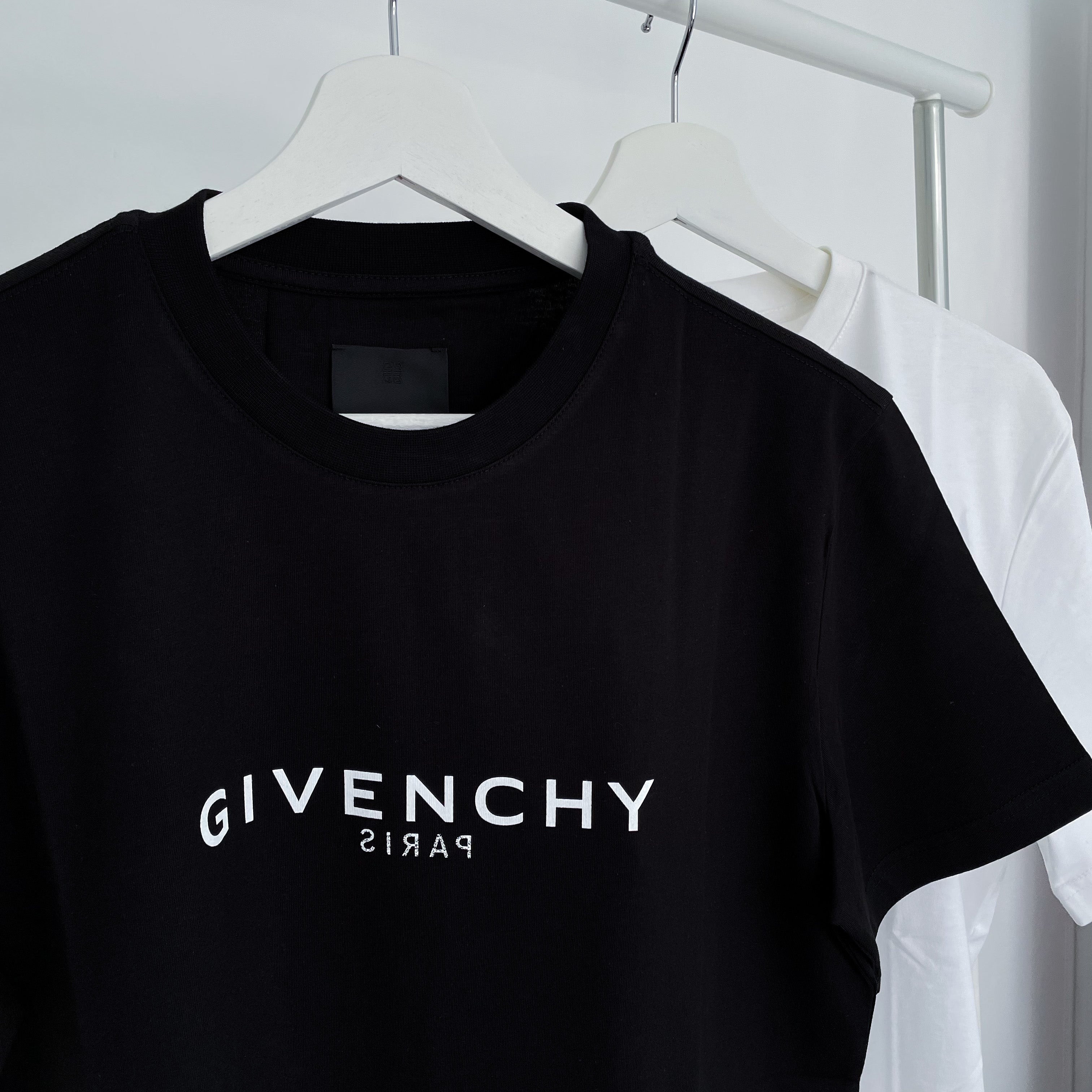 Givenchy Reverse Logo Tee - Black