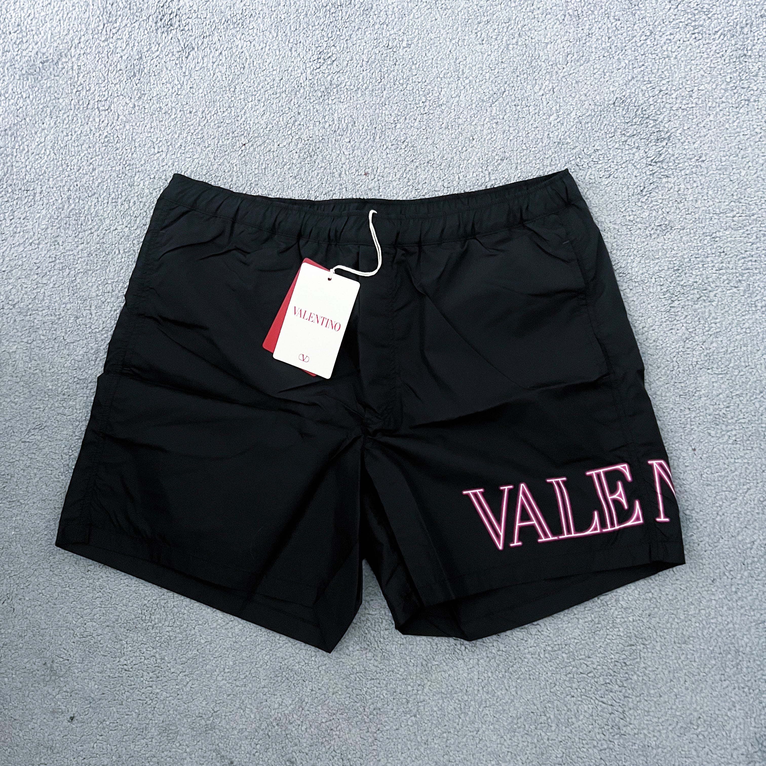 Valentino Neon Swimshorts - Black