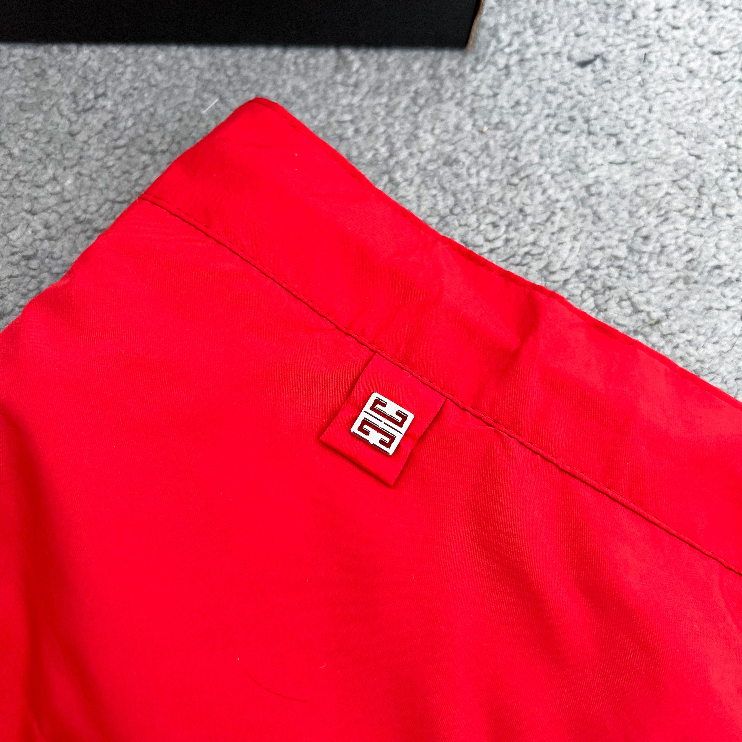 Givenchy 4G Metallic Logo Shorts - Red