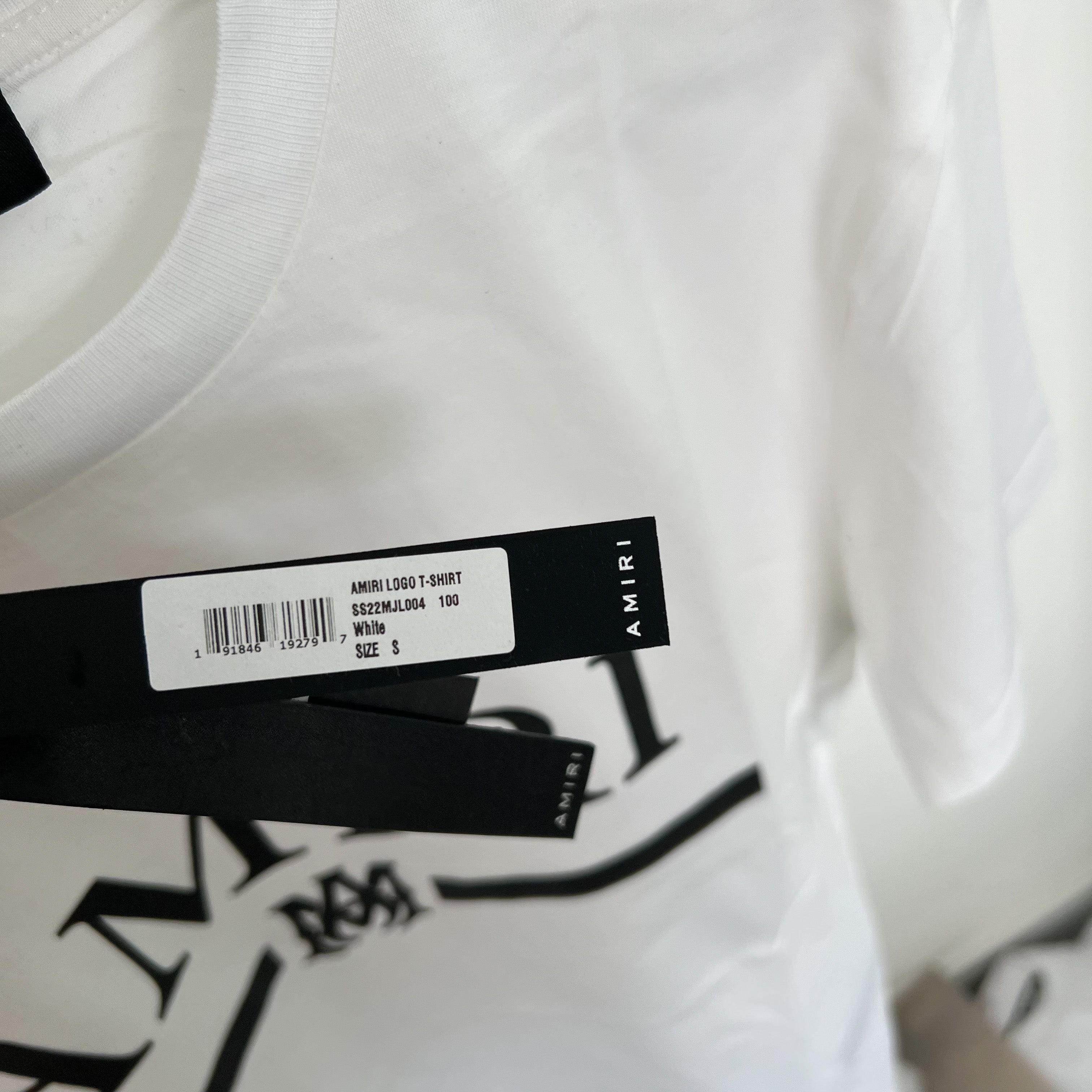 Amiri Crest Logo Tee - White