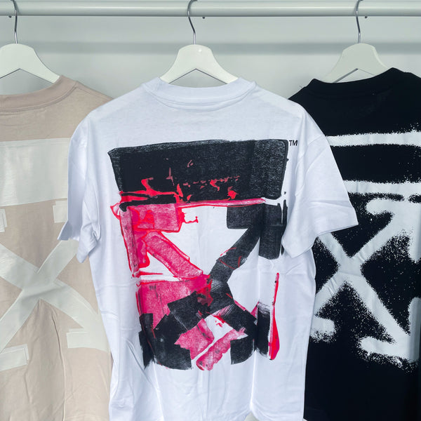 Off-White Multi Logo Tee - White – TrendCornerUK