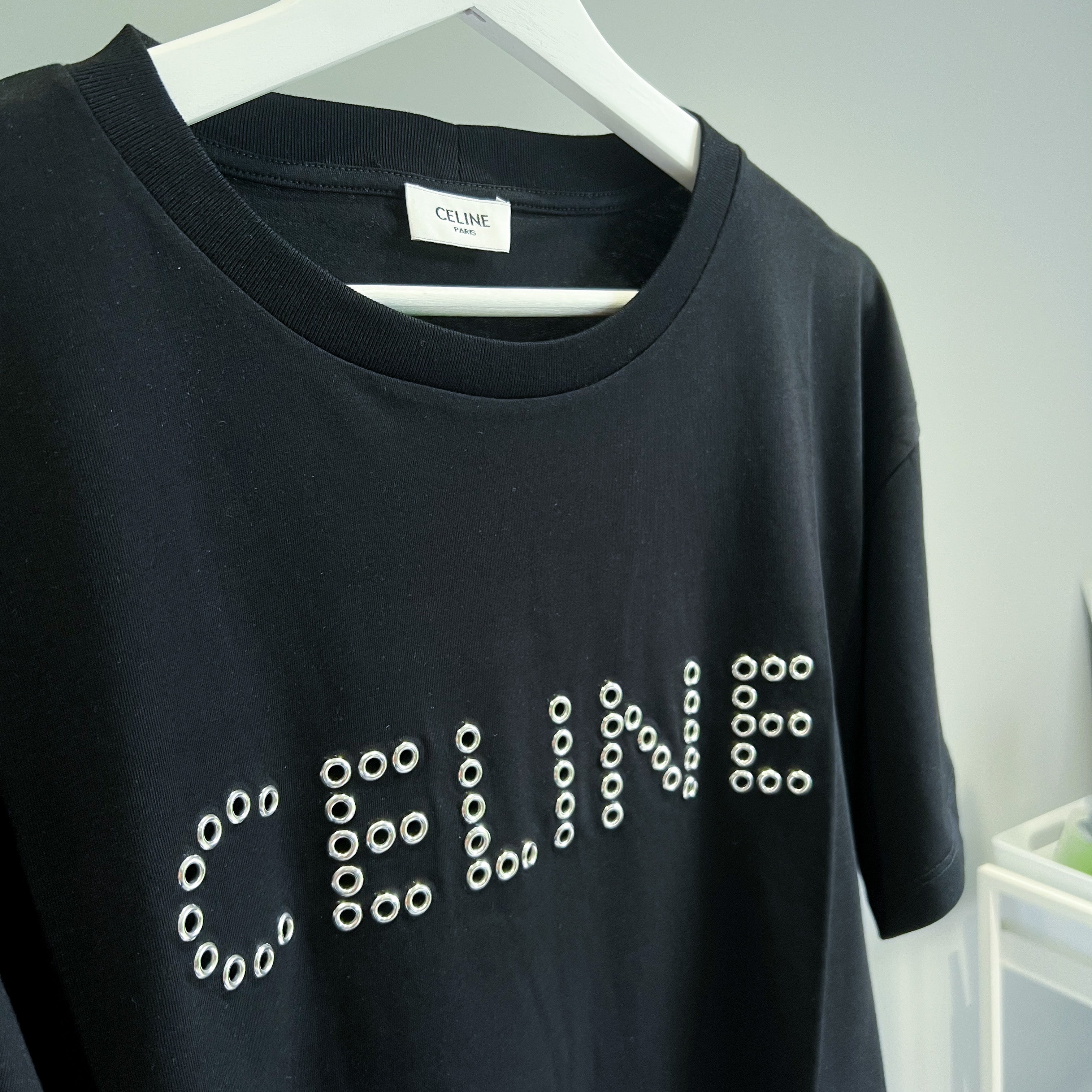 Celine Metal Stud Tee