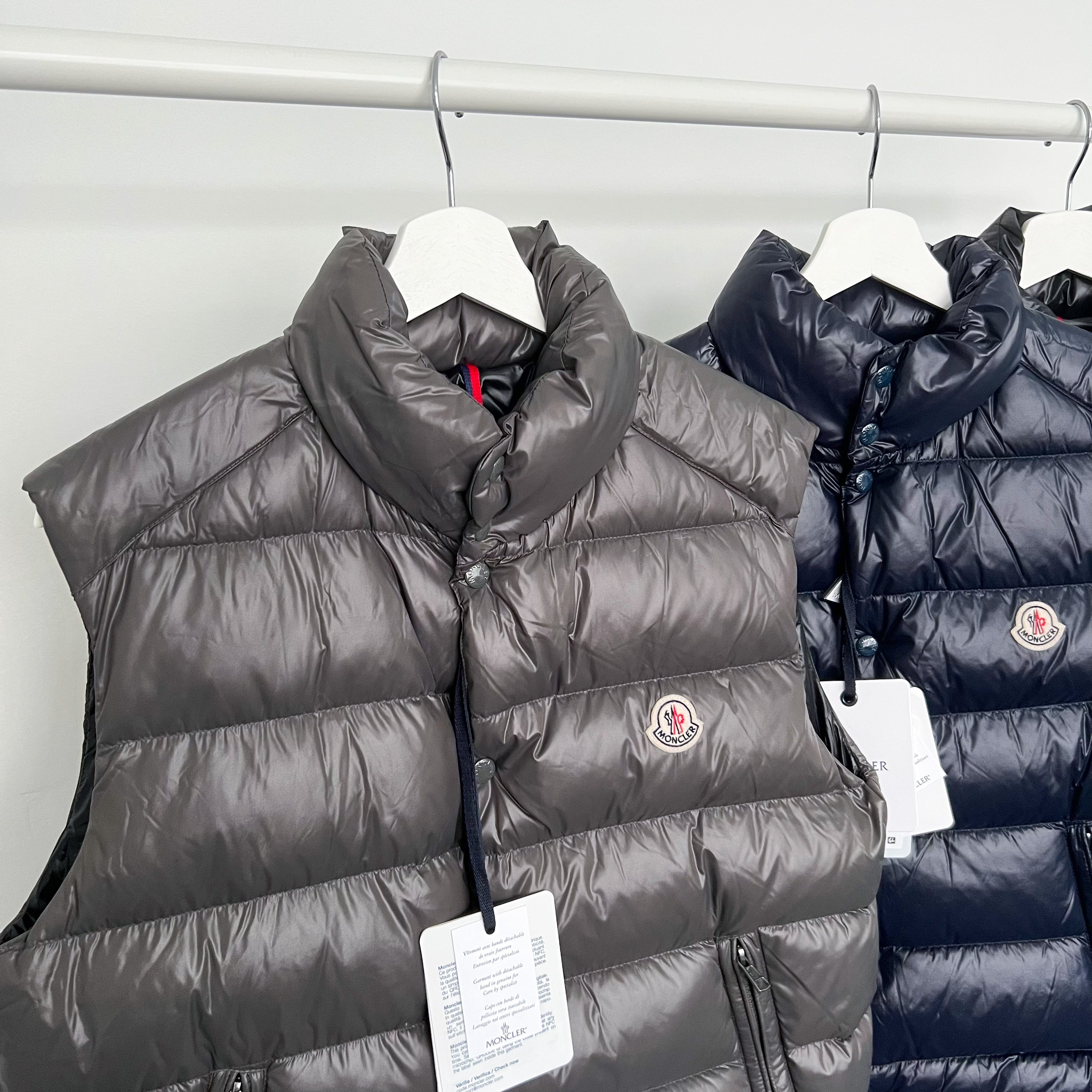 Moncler Tib Quilted Shell Gilet - Gray